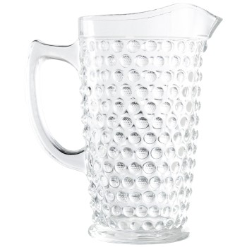 Caraffa In Vetro Trasparente Sfere - 1,5l- 19,5x12,5x23cm, Apto Lavavaji